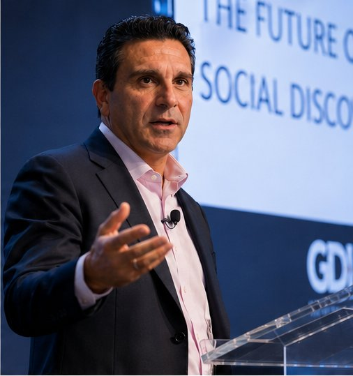 Bill Alena delivering a keynote at GDI New York
