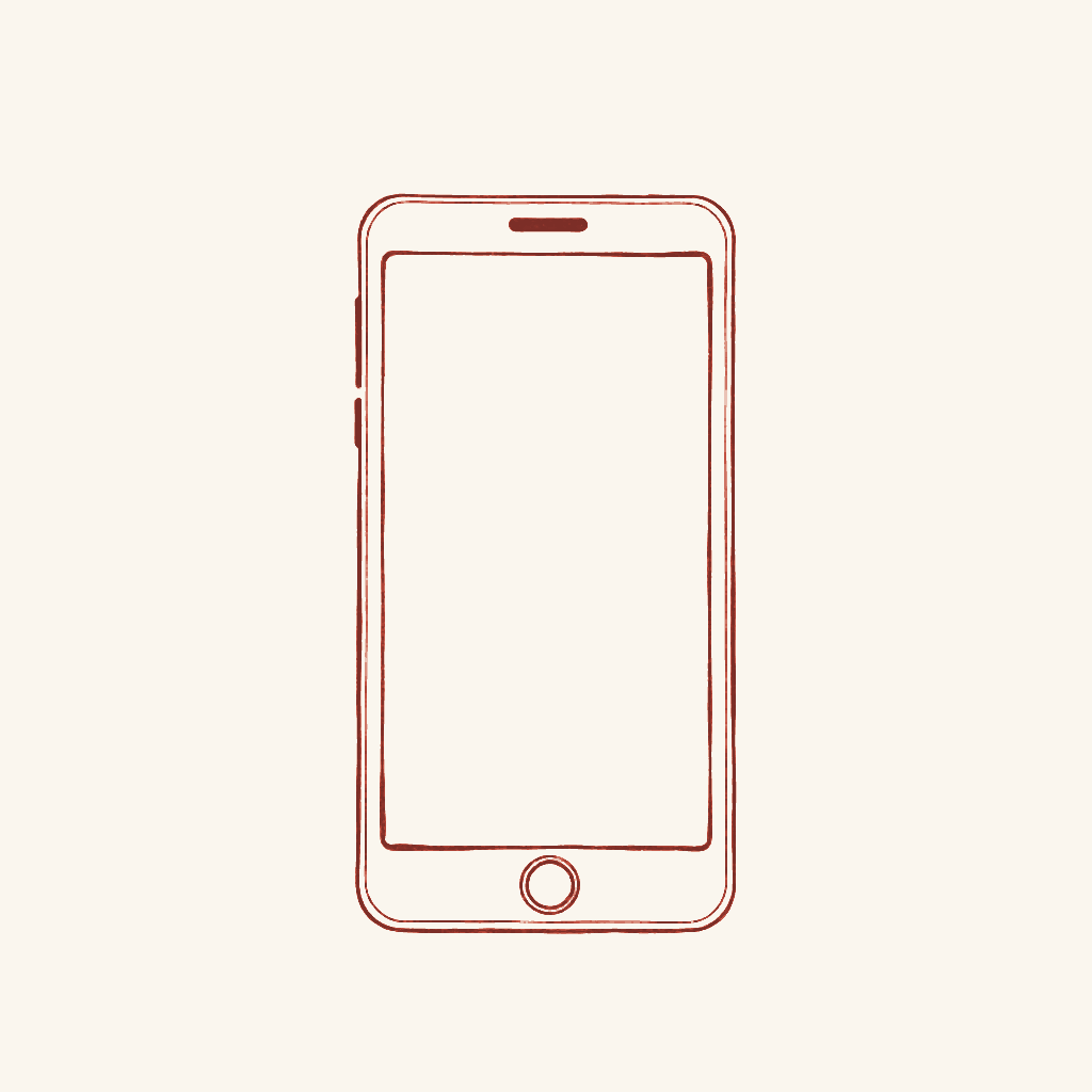 Editorial illustration: interlocking blocks assembling into the shape of a phone app screen